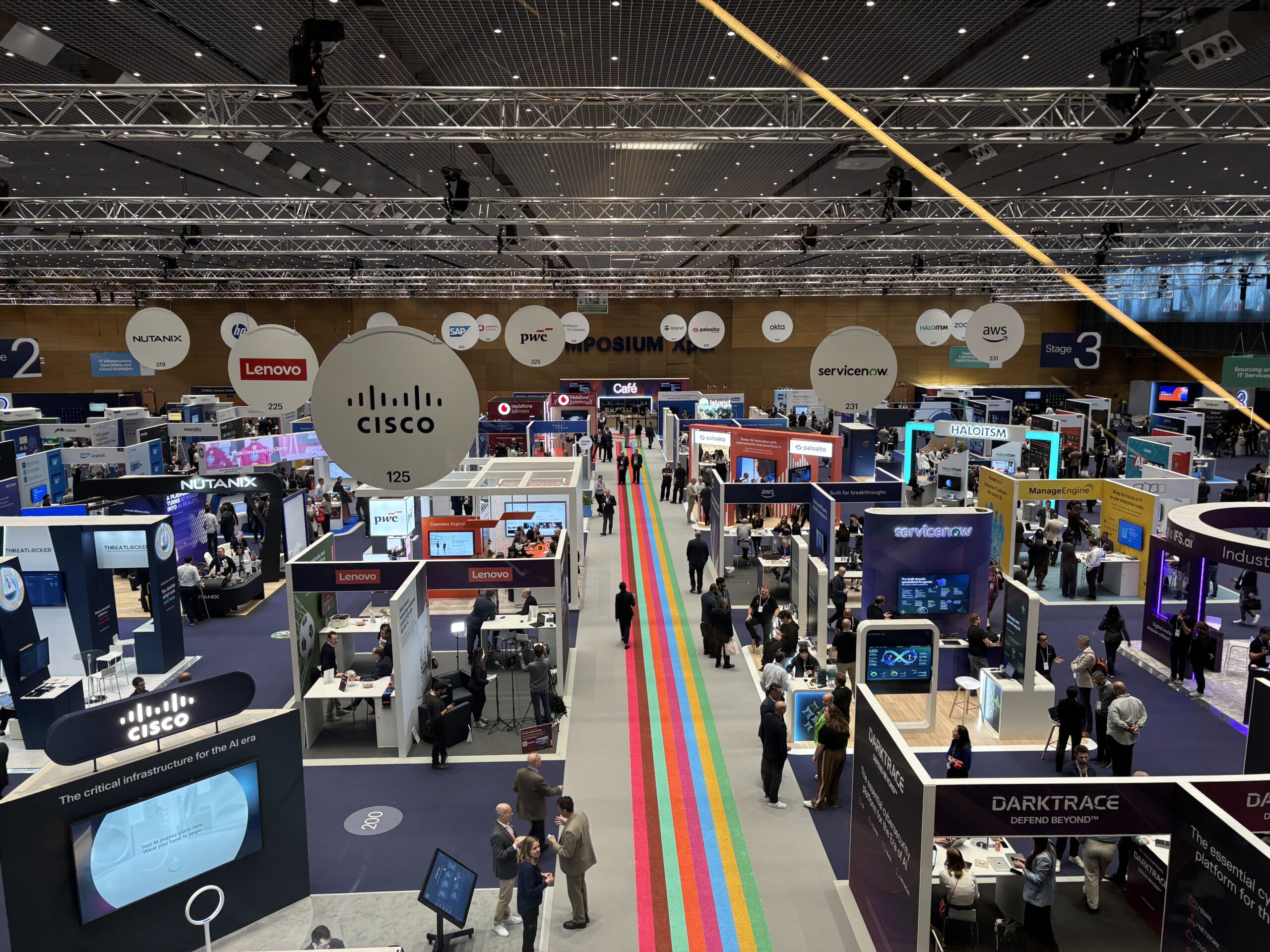 The Gartner Xpo hall.